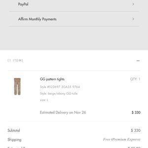 GG Gucci tights 100% authentic